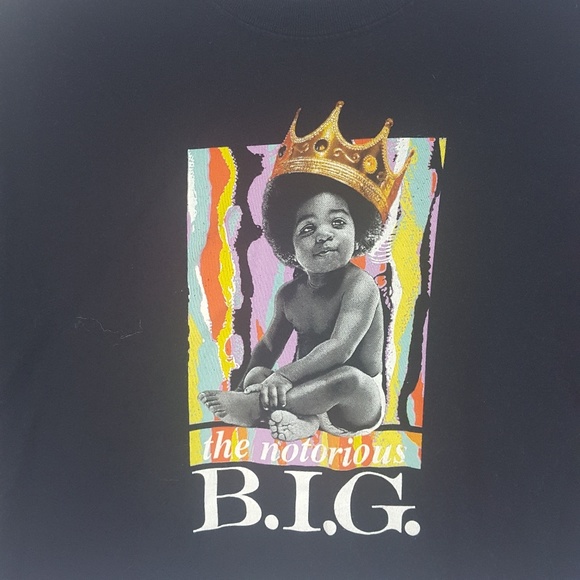 Notorious B.I.G. Crop Tee - Picture 2 of 5